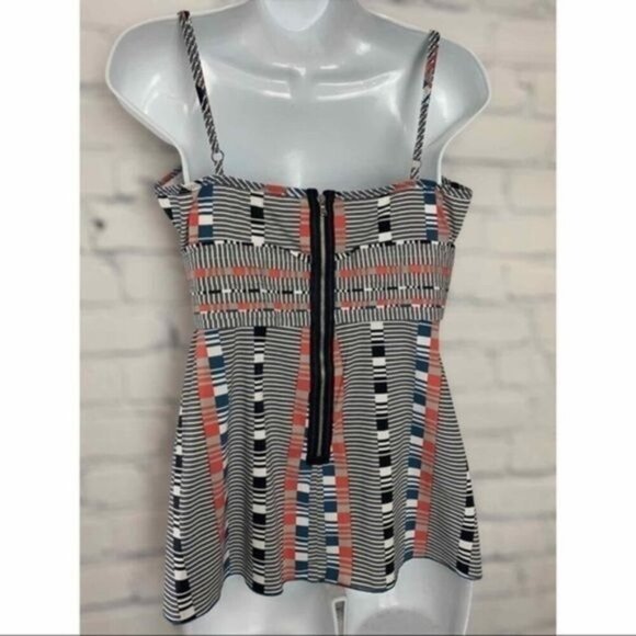 BCBGMAXAZRIA Babydoll Sleeveless Top Small - Picture 3 of 9